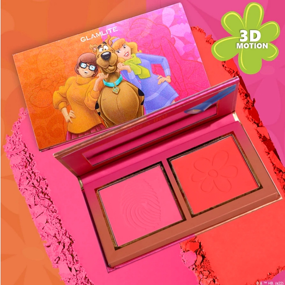 Scooby-Doo x Glamlite Blush Duo Palette